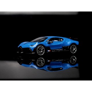 Xe Mô Hình Bugatti Centodieci 1:64 MiniGT ( Blu Bugatti LHD )