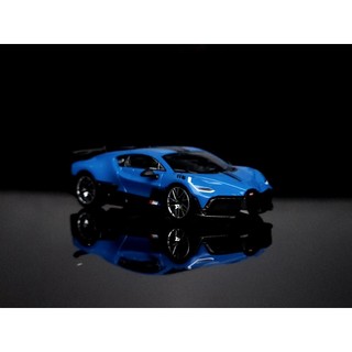 Xe Mô Hình Bugatti Centodieci 1:64 MiniGT ( Blu Bugatti LHD )