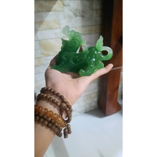 Tượng tỳ hưu mini không đế (1 cặp)