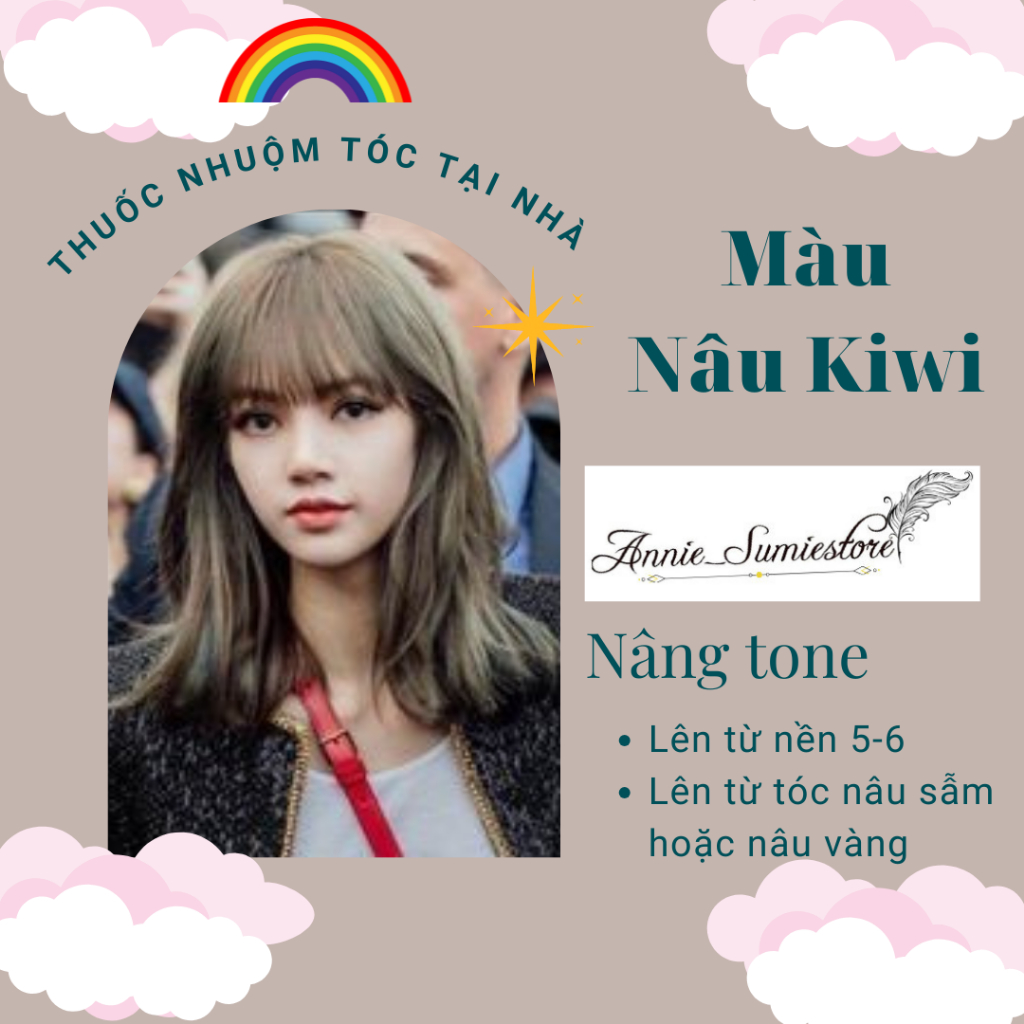 Thuốc nhuộm tóc màu Nâu Kiwi