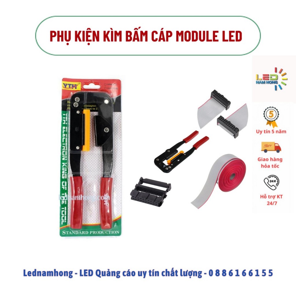 Kìm bấm cáp Module Led