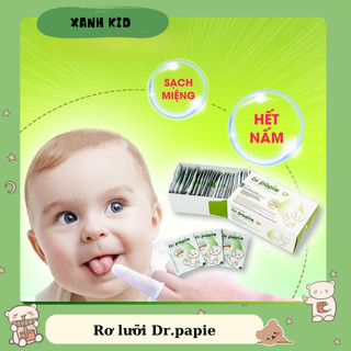 Gạc Rơ Lưỡi Dr.PAPIE Vệ Sinh Răng Miệng Cho Bé, Gạc rơ lưỡi vệ sinh răng miệng / Rơ lưỡi Dr.papie cho bé (35 gói)