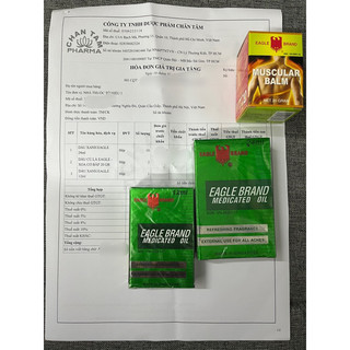 Dầu xanh con ó Eagle Brand 24ml (Chính hãng dầu Singapore - có xuất HD)