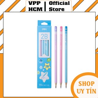 [Hộp 12 cây] Bút chì gỗ 2B Deli S929
