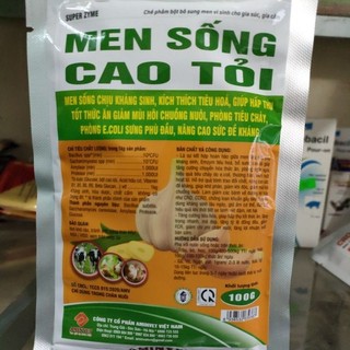 Men tỏi 100g men tiêu hóa sống chiu KS