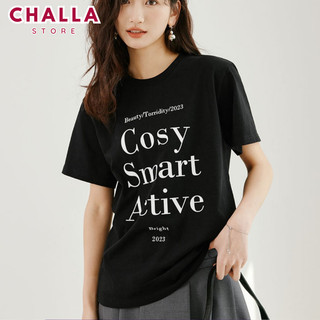 Áo phông rộng nữ tay lỡ giấu quần In chữ đẹp, chất vải cotton 100% thoáng mát, co giãn 4 chiều, mềm mịn.