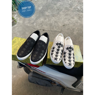  Hot Giầy Lười Amiri ngôi sao thêu da siêu hot hit_Giầy lười nam Amiri cao cấp bản thêu da hình ngôi sao 