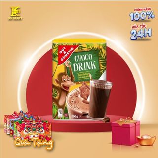 Bột cacao choco drink 800g nhập khẩu đức, bột cacao uống liền hộp khỉ 800g chính hãng