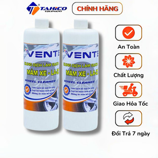 WHEEL CLEANER VENTEL 1L - Dung Dịch Tẩy Vành Mâm Lazang - Dành Cho Xe Ô Tô - Loại Bỏ Cận Bẩn Và Gỉ Sét Hiệu Quả
