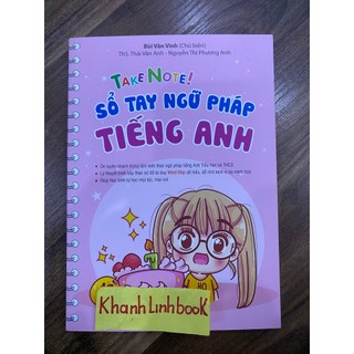 Sách - TAKE NOTE ! Sổ tay ngữ pháp tiếng anh (mềm)