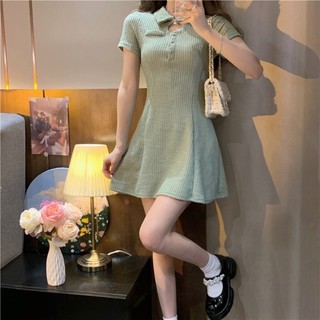 đầm polo dáng xòe - thiết kể thời trang TC121