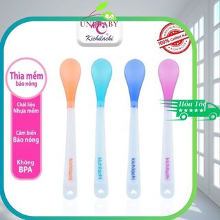 Bộ Thìa Mềm Báo Nóng Kichilachi Cho Bé Ăn Dặm Shop Uni Baby
