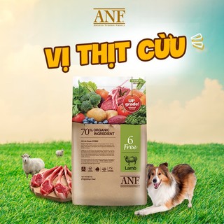 Anf - thức ăn 6 free dành cho chó vị thịt cừu 2kg