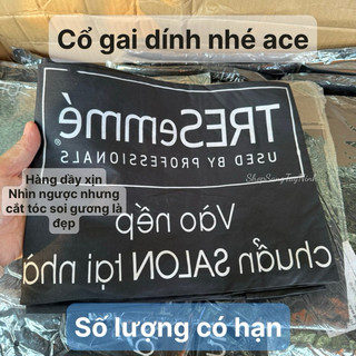 Áo Choàng Cắt Tóc Đen - Ảnh Thật ở cuối