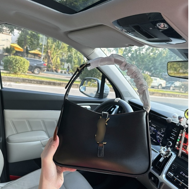 Túi xách nữ túi kẹp nách size 23 fullbox chất da trơn sang chảnh - Lucky9store