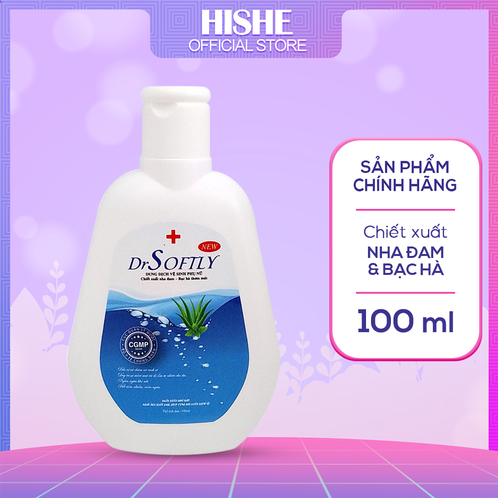 Mua 1 Tặng 1 Dung dịch vệ sinh phụ nữ DrSoftly 100ml - tinh chất nha đam,