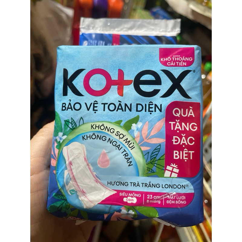 Băng vệ sinh Kotex siêu mỏng(8miếng) x2 bịch