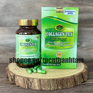 (CHAI XANH) COLLAGEN TEX DIỆP LỤC hỗ trợ làm đẹp da, trắng sáng da, giảm nám, mờ thâm - Hộp 60 viên