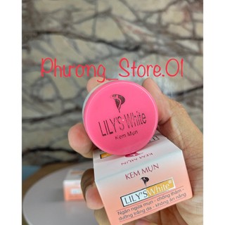 Kem lyly white ngừa mụn, thâm trắng da 8g