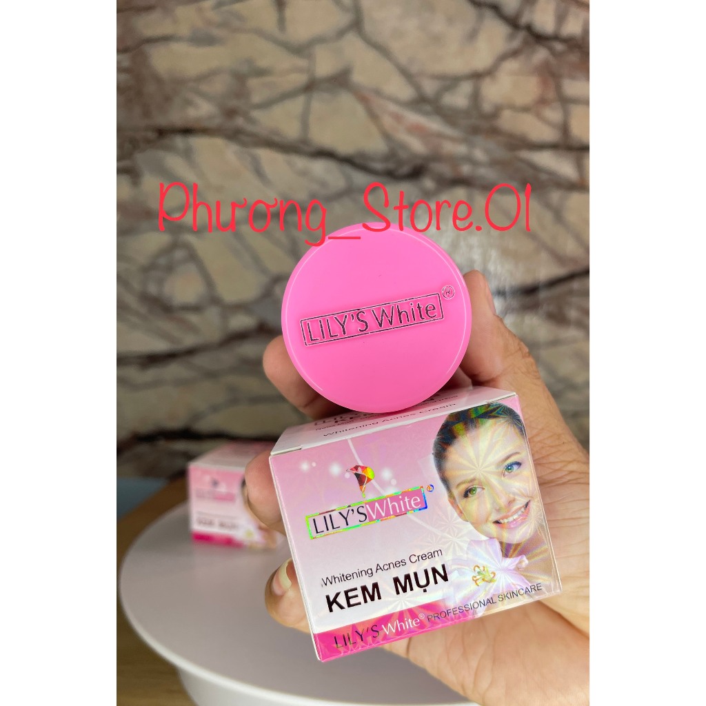 Kem LYLY WHITE mụn, thâm trắng da 16g