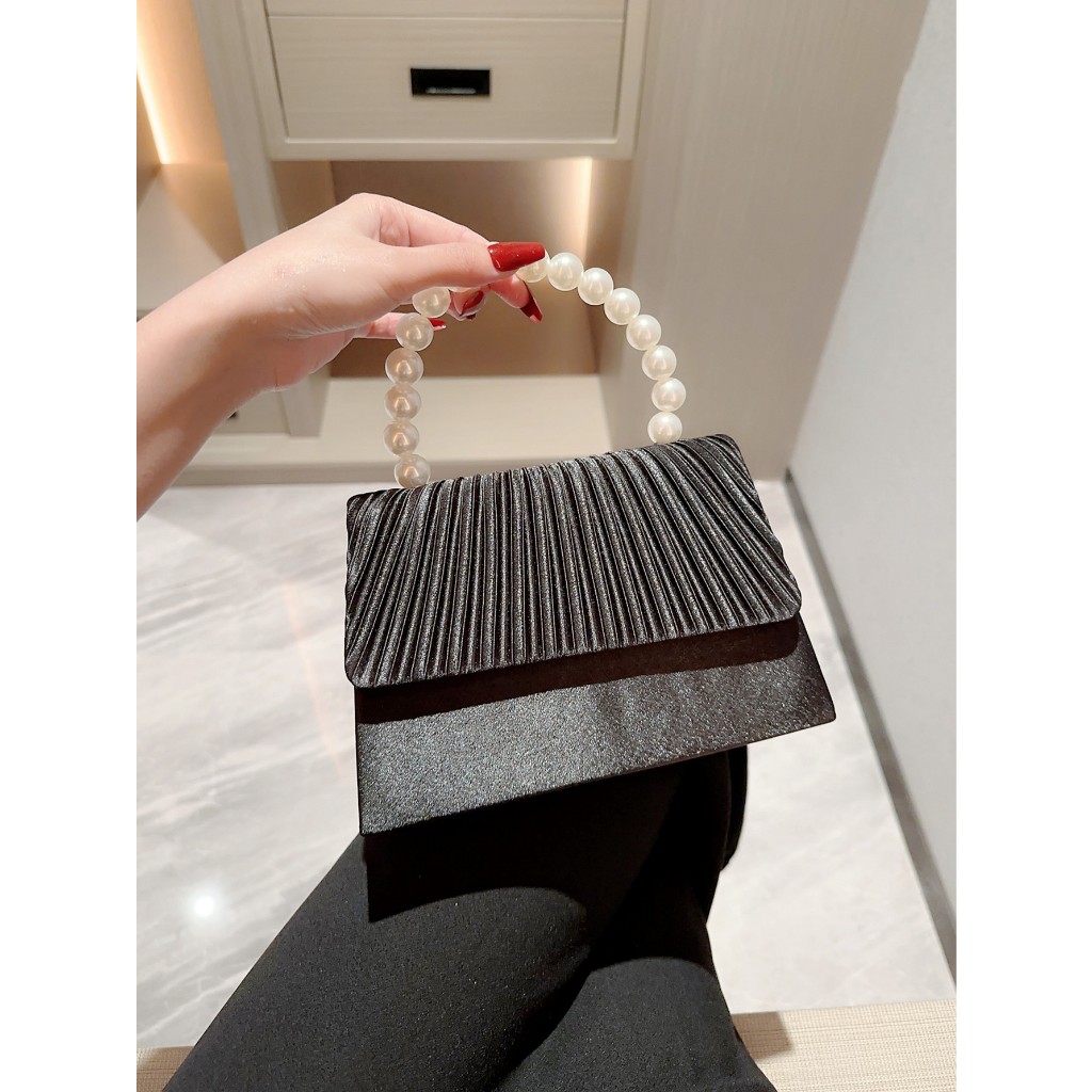 Túi Xách Nữ Quai Xách Gắn Ngọc Túi Đeo Chéo Đeo Vai Đi Chơi Đi Tiệc Tiểu Thư Sang Chảnh Cao Cấp TX-66 MIQI BAG | BigBuy360 - bigbuy360.vn