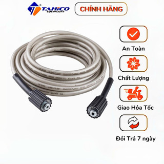 Dây ống xịt rửa xe dùng cho máy rửa xe áp lực cao dài 15m, ren 22