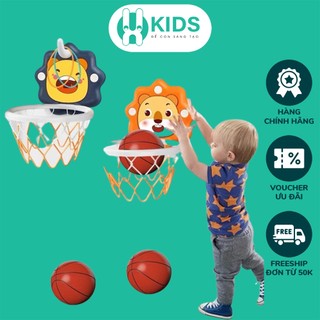 Đồ chơi bóng rổ tính điểm gắn tường 2in1 có ném vòng X KIDS giúp trẻ em vận động thể thao phát triển tăng chiều cao