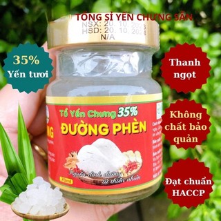 Nước yến sào chưng đường phèn chuẩn chất lượng yến thật