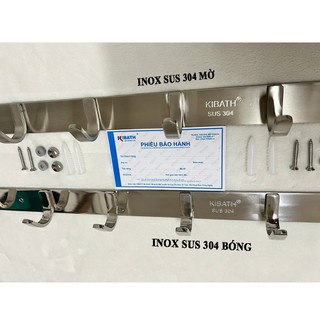 Móc áo dẹp 7 chấu kibath inox 304 kb-405