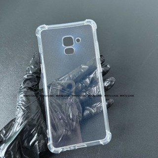 Ốp lưng samsung galaxy a8+ / galaxy a8+ / galaxy a8 plus - loại trong suốt chống sốc tscs