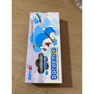 Hộp 10 bút lông kim/ dạ kim màu tím doraemon fl-04/do