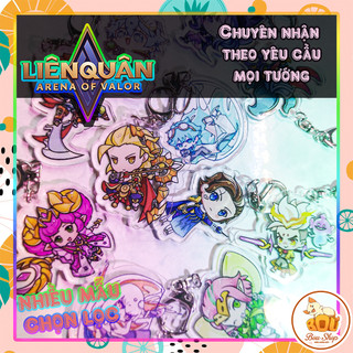 Móc khóa Mica Acrylic Liên quân - AOV Game Keychain theo yêu cầu