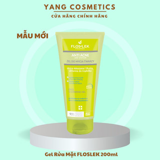 Sữa Rửa Mặt Floslek Pharma Anti Acne Antibacterial Face Cleansing Gel 200ml