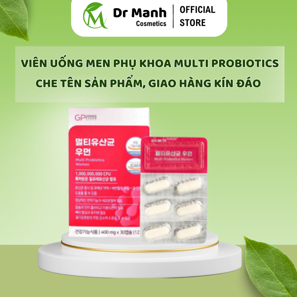 Viên Uống Men Phụ Khoa Multi Probiotics Women Ngăn Ngừa V.i.ê.m Nhiễm