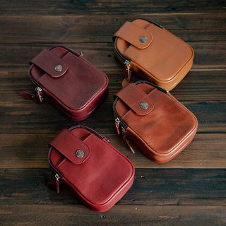 Túi đeo chéo nữ da bò nhỏ gọn Manuk Leather, túi đeo mini Egg bag, túi trứng