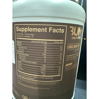 [CHÍNH HÃNG] Sữa Tăng cơ RAW CBUM ITHOLATE - 5lbs - WHEY PROTEIN ISOLATE 100% TỪ Mr. Olympia Cbum