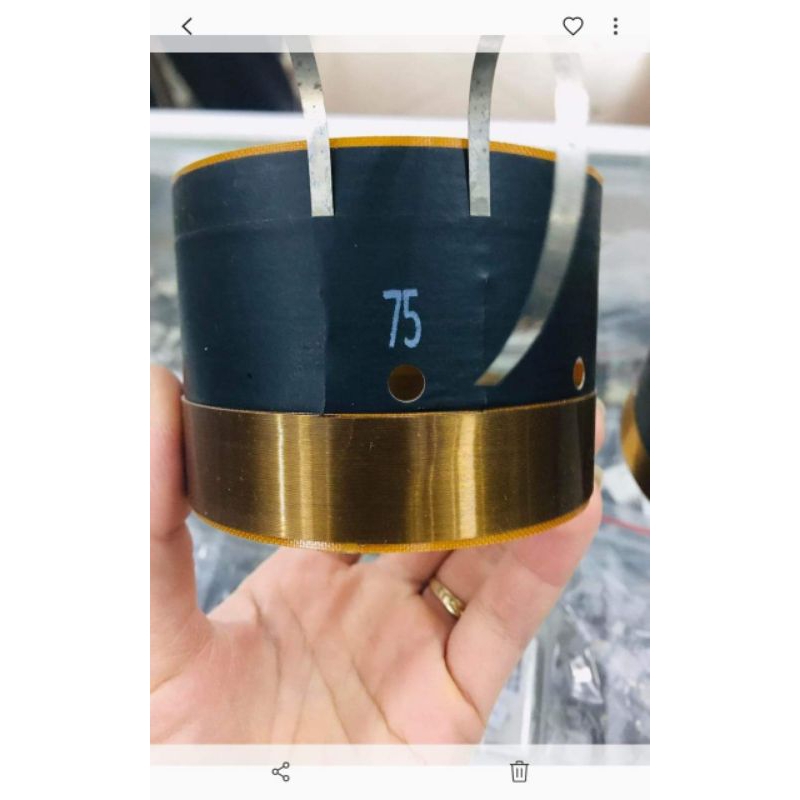 1CHIẾC COIL LOA DẸP 75.0
