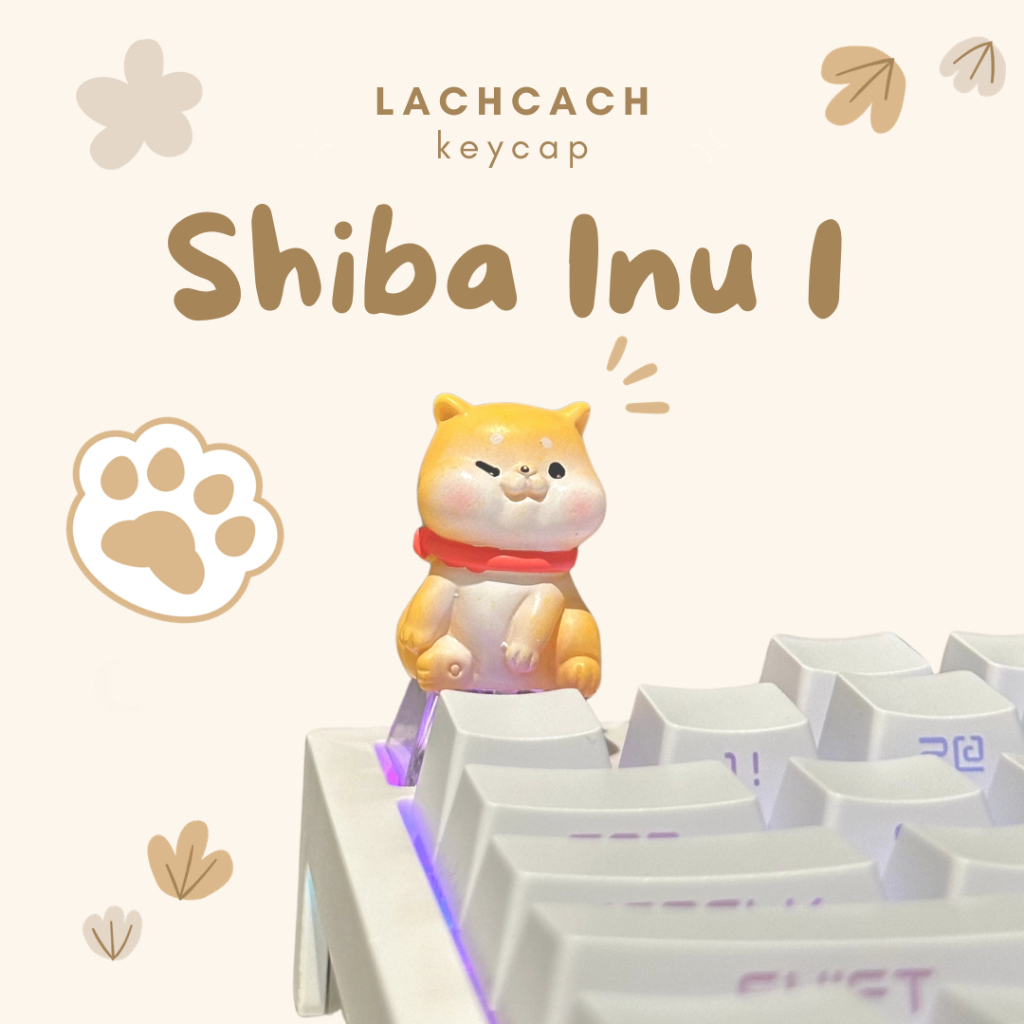 Keycap Shiba Inu | Keycap Bàn Phím Cơ | Phụ Kiện Phím Cơ