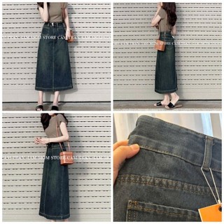 Chân váy midi forever21 jean denim form a