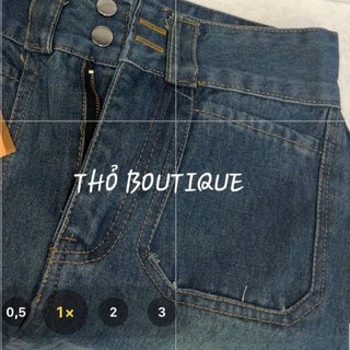 [HÀNG MỸ] Chân váy midi FOREVER21 jean denim form A
