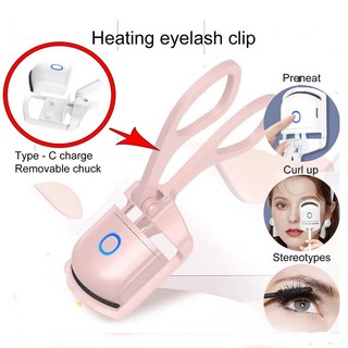Kẹp mi Uốn Lông Mi - Máy Uốn Mi Điện - Tiện Dụng Dùng Nhiệt Pin Sạc