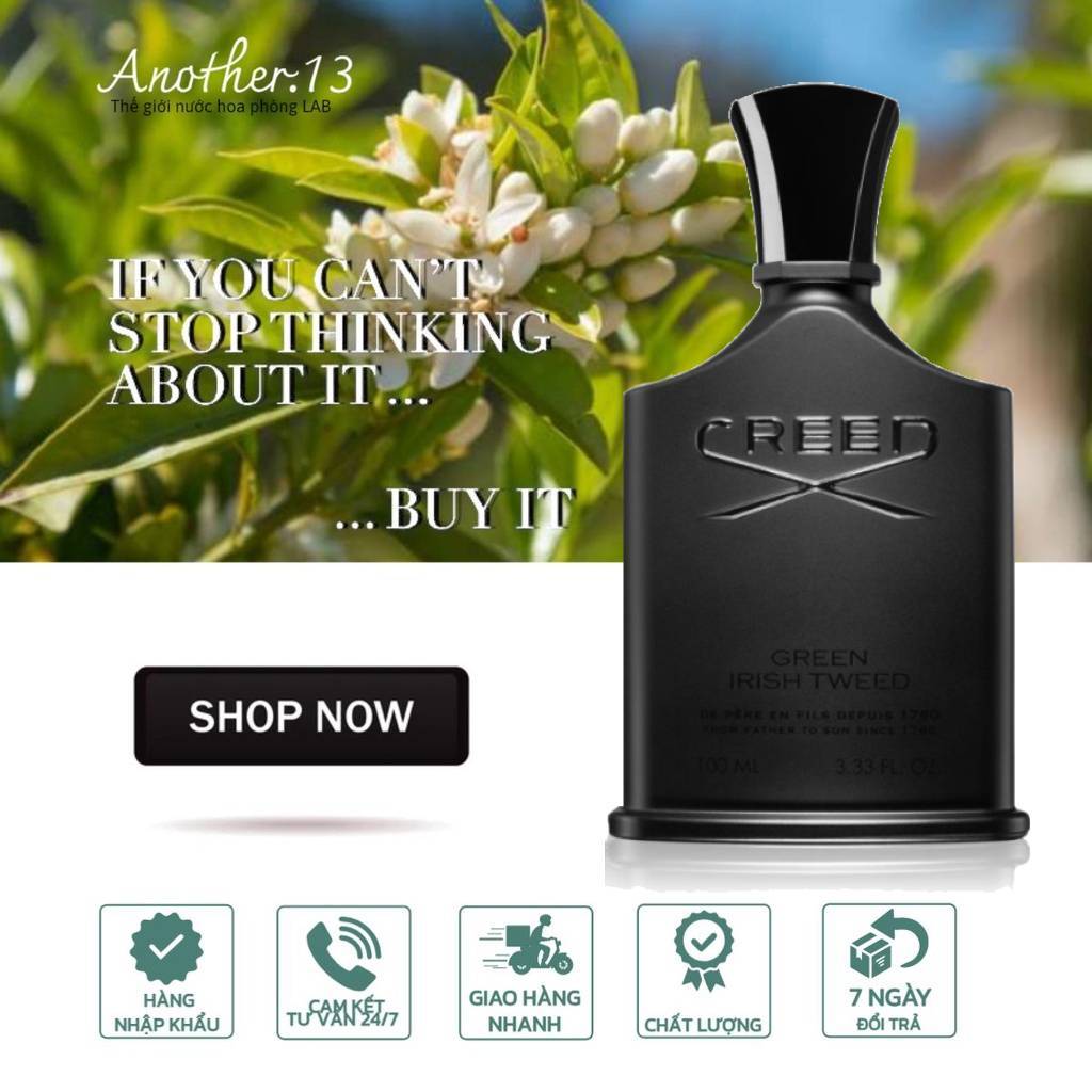 ⁂︎ 10ml┊Nước hoa nam Green Irish Tweed Creed / EDP