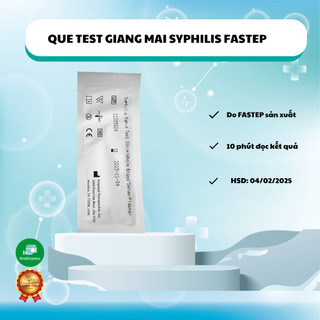 [Mã COSDAY - 50k đơn 250k] Que thử Giang mai tại nhà Fastep
