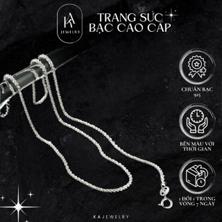 Dây chuyền nữ bạc xù 925 lấp lánh ,vòng cổ bạc nữ phong cách Hàn Quốc thiết kế tinh tế trẻ trung TienJewelry