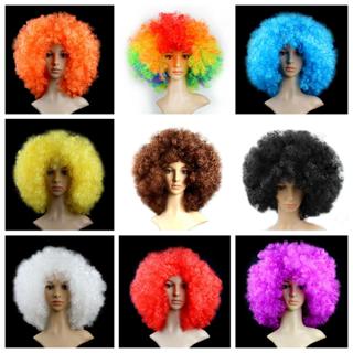 (Loại cao cấp) Tóc giả chú hề loại cao cấp xoăn và dài cực kỳ đẹp mắt dành cho trẻ em và người lớn