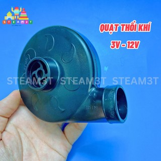 Quạt thổi khí 3.7v 6v 12v, máy thổi gió mini lò nướng bếp lửa - lk0704