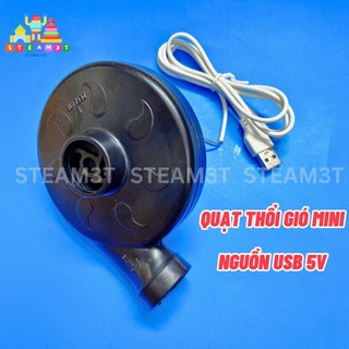 Quạt thổi gió mini nguồn USB 5V, Quạt thổi gió lò nướng, bếp than, bếp nướng - LK0705