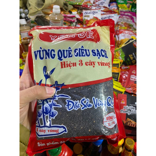 Vừng/mè đen siêu sạch- vừng quê siêu sạch gói 500g