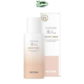 Nước Hoa Hồng PRETTY SKIN Gangnam Cream Toner dưỡng ẩm se chân lông tăng ẩm đàn hồi 300ml - Bebeaumall