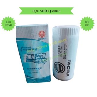 Lọc nhớt xe tải Auman dầu kéo, máy khí nén, Thaco 8.3 tấn, Howo, lọc dầu JX0818, 61000070005, W962